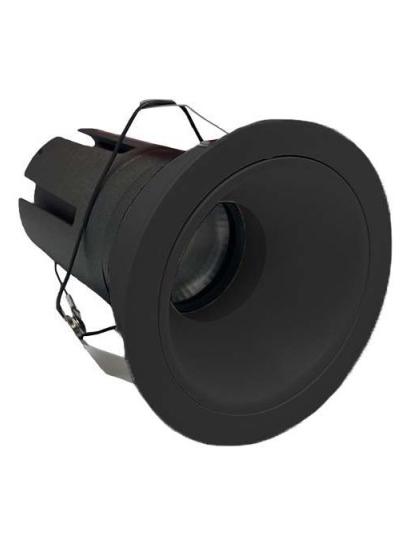 Logica Deep Evo Fix Dimmable Black LED Recessed Spotlight