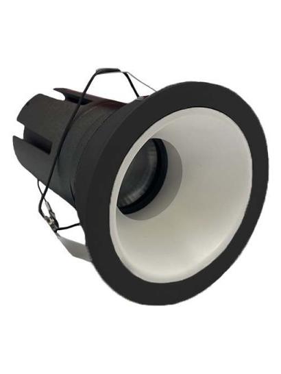 Logica Deep Evo Fix Dimmable Black White LED Recessed Spotlight