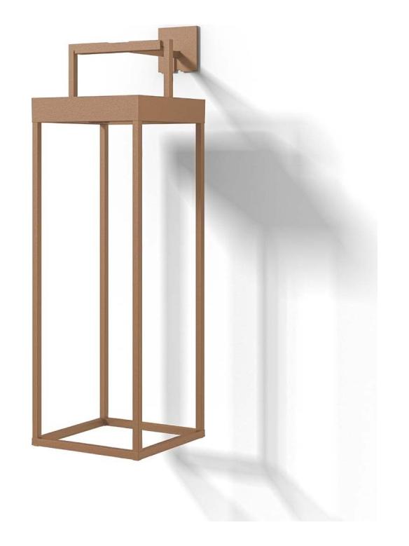 Logica Diogene Hybrid L sand LED solar battery wall Lantern