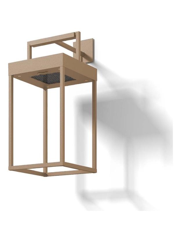 Logica Diogene Hybrid sand LED solar battery wall Lantern