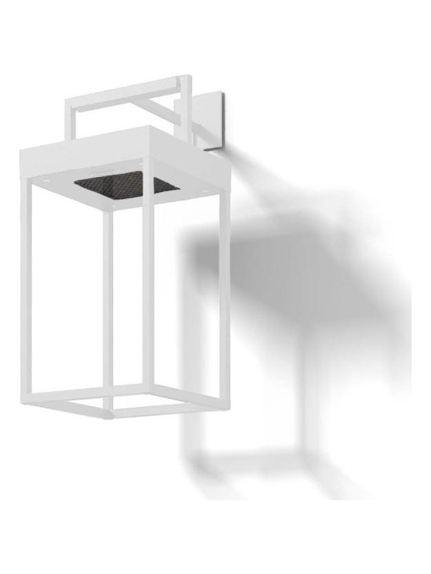 Logica Diogene Hybrid white LED solar battery wall Lantern