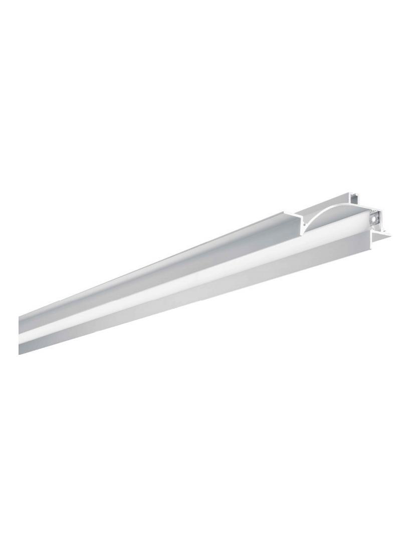 Logica Wall curved recessed profile for luminous grooves