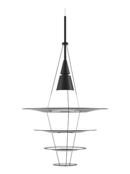 Enigma 425 Suspension Ceiling Lamp with Screens