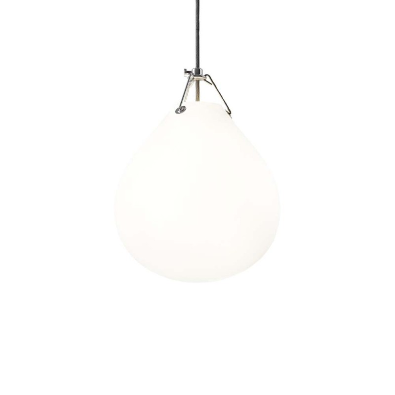 Moser Suspension Lamp in White Glass