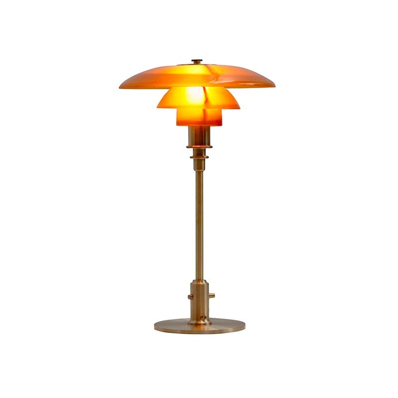 PH 2/1 Limited Edition Table Lamp in Amber Coloured Glass 2020