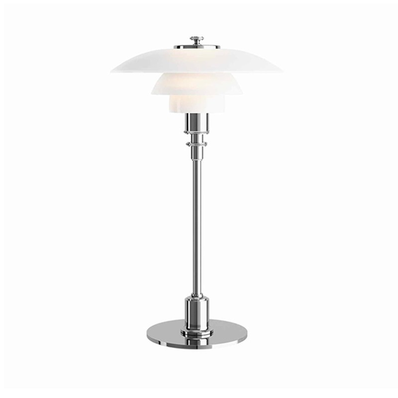PH 2/1 Table Lamp White Glass
