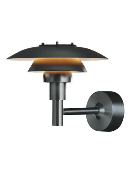 PH 3-2½ Wall Outdoor Lamp In Balck Stainless Steel