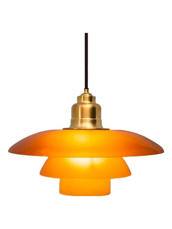 PH 3½-3 Limited Edition Suspension Lamp in Amber Glass 2017