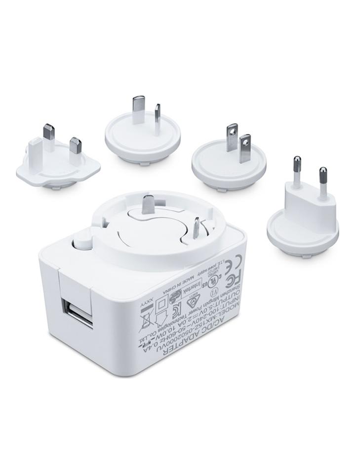 Replacement USB Adapter Power Supply with Plugs