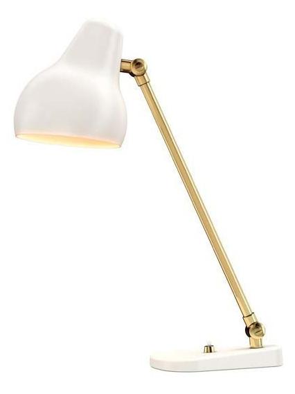 VL38 Table Lamp White and Brass