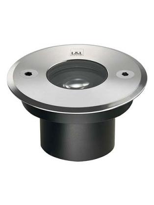 Bright 2.8 Round Adjustable Carriageable LED Recessed uplight for Outdoor