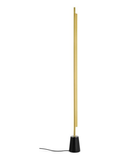Compendium led brass floor lamp