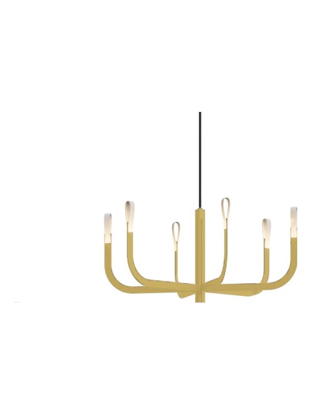 J-US small led chandelier Gold H30