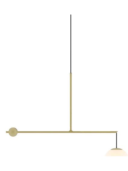 Malamata 22 brass suspension lamp