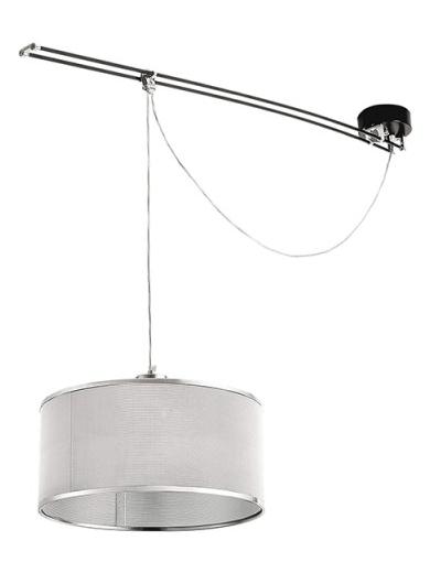 Moove grey suspension lamp