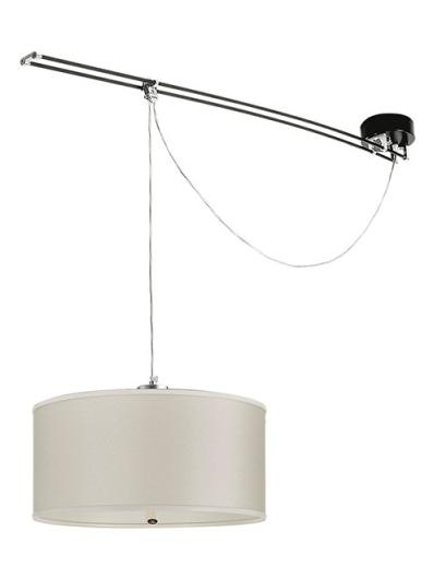 Moove ivory suspension lamp