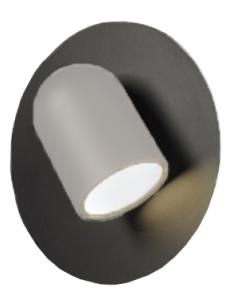 Perdue Disc 19 champagne led wall lamp