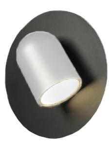 Perdue Disc 19 white led wall lamp