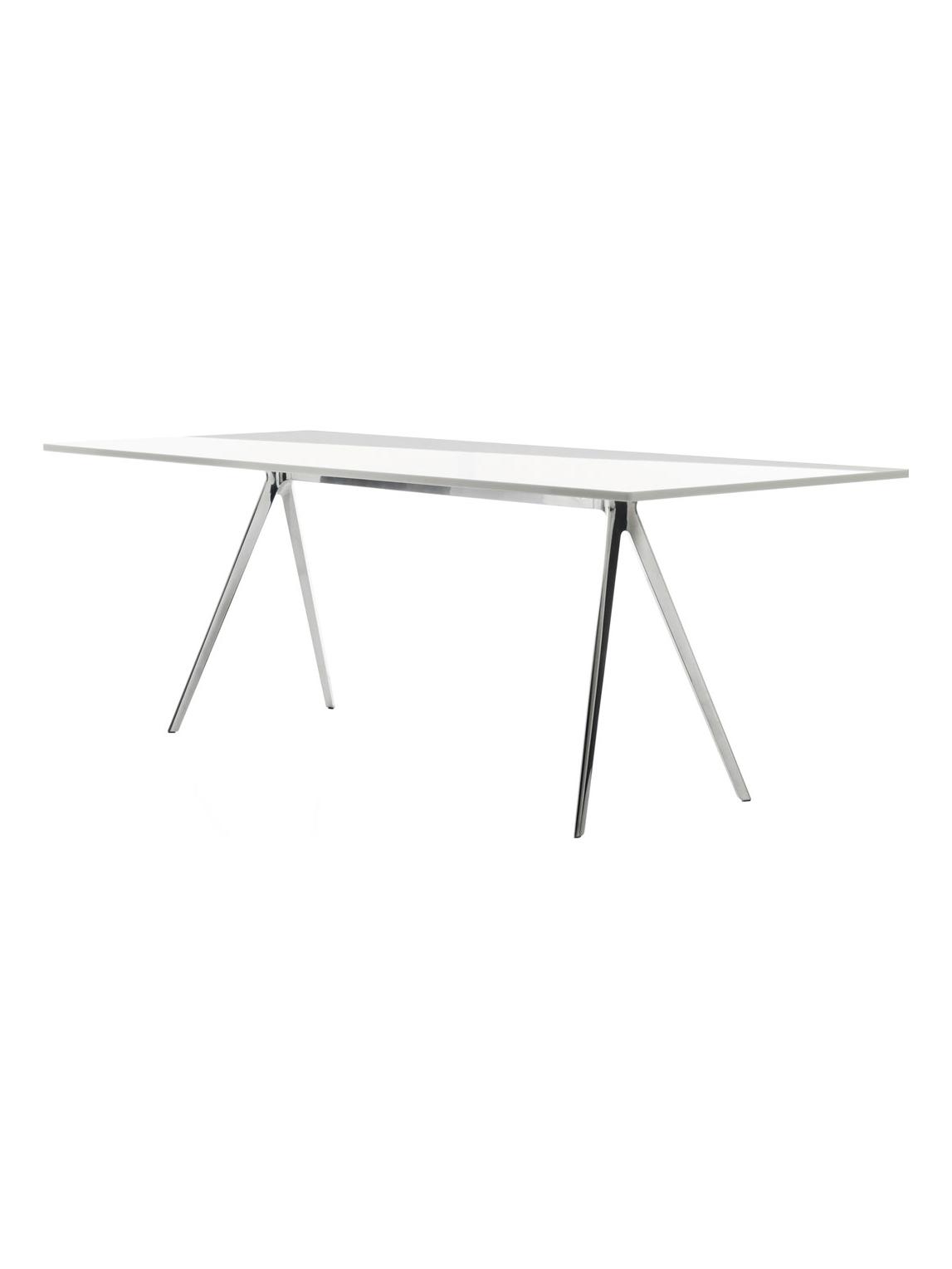 Baguette Table Indoor - 205x85 Polished / Transparent Glass