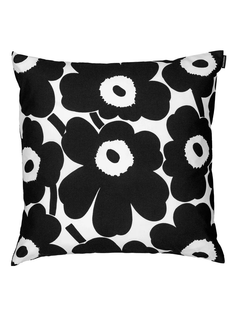 Pieni Unikko Cushion Cover - White/Black