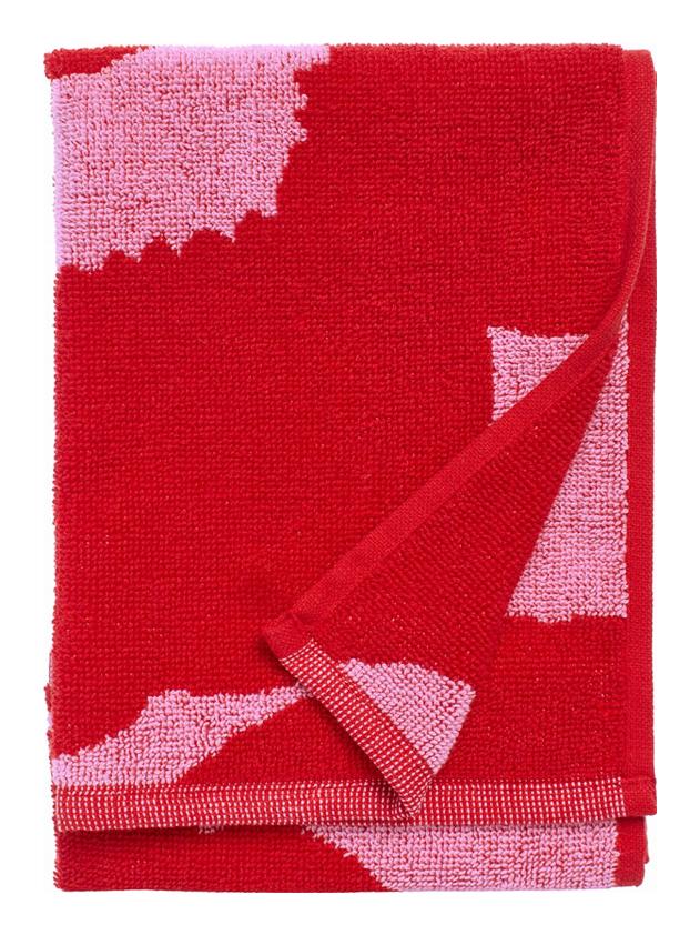 Unikko Guest Towel 30x50 cm - Pink/Red
