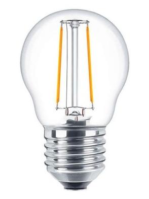 Bulb E27 Mini Globe LED 2.5W 250lm Transparent Glass