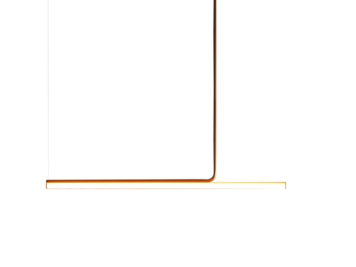 Ambrosia 180 Suspension Lamp H. 60 - 100 cm Matt Gold