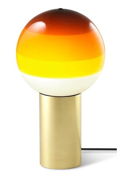 Dipping Light M Table Lamp - Amber/Brushed Brass