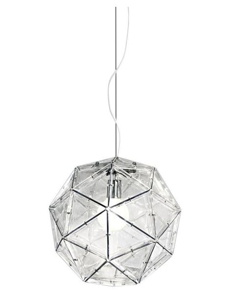 Poliedro led suspension lamp