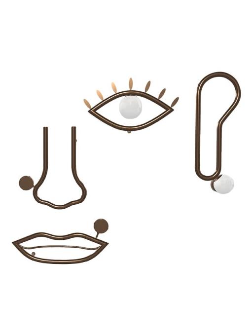 Visio A SX/DX led wall lamp