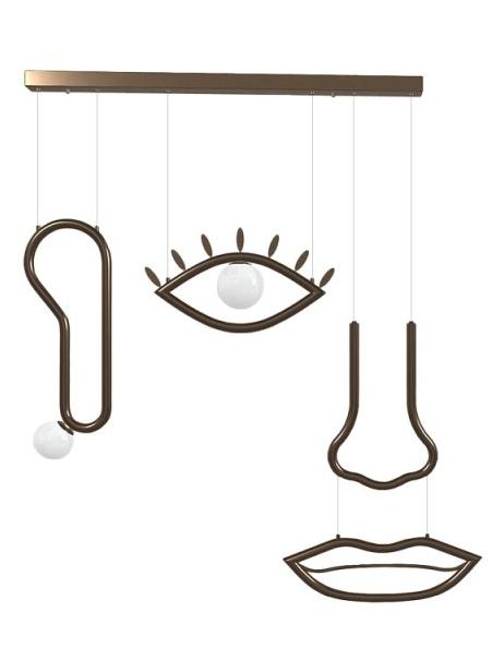 Visio S1/2 led suspension lamp