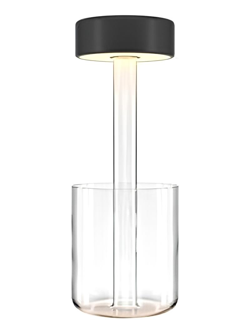 AI Collaboration Glass portable table lamp