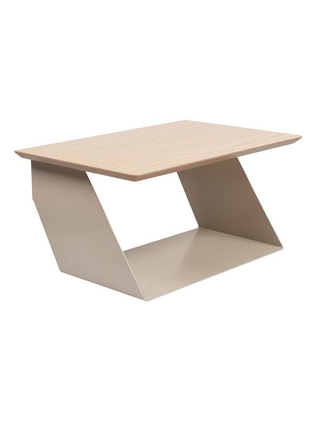 Edgy Wood Bedside Table