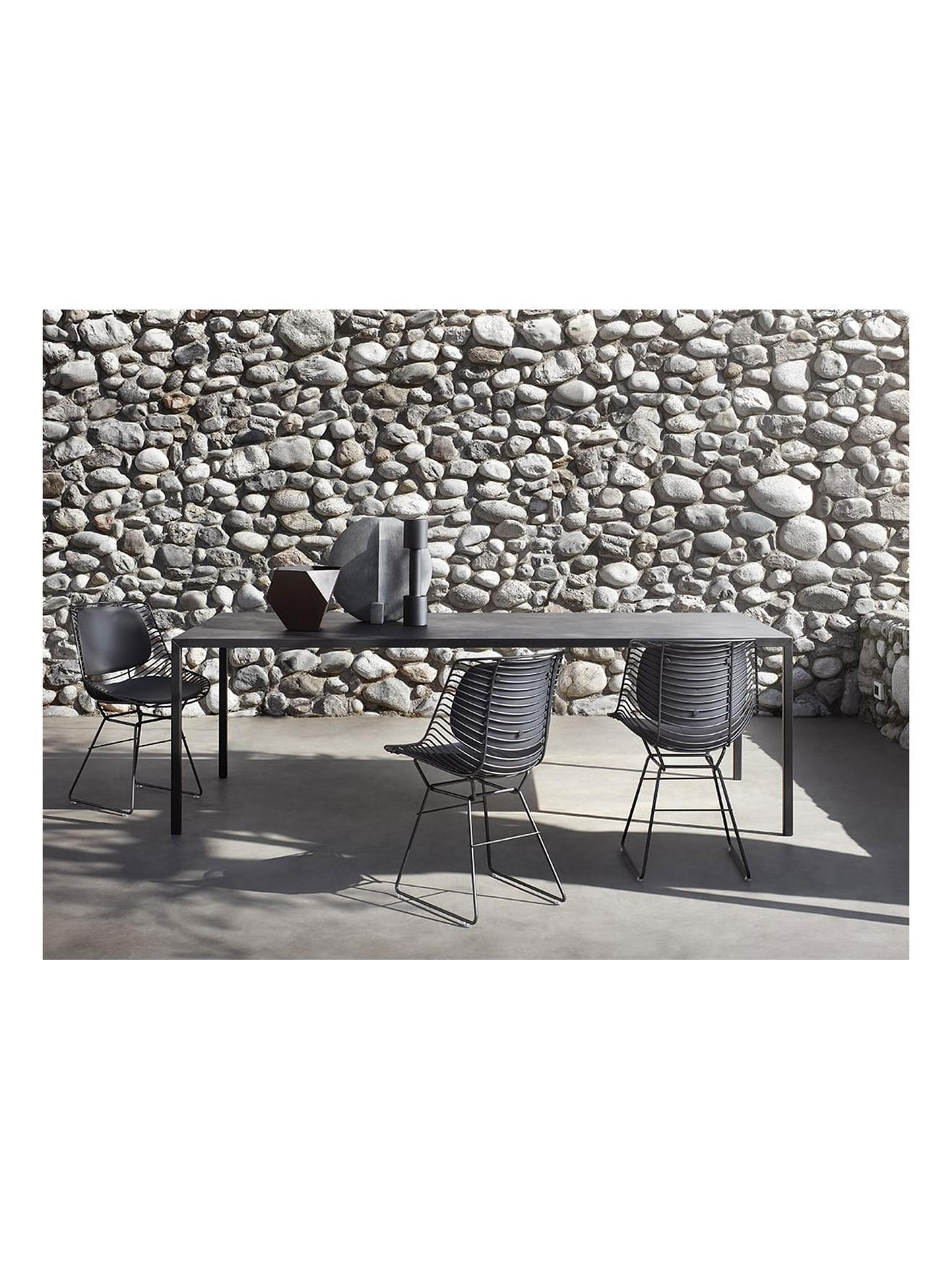 Flow Filo Chair Indoor - Black Chrome