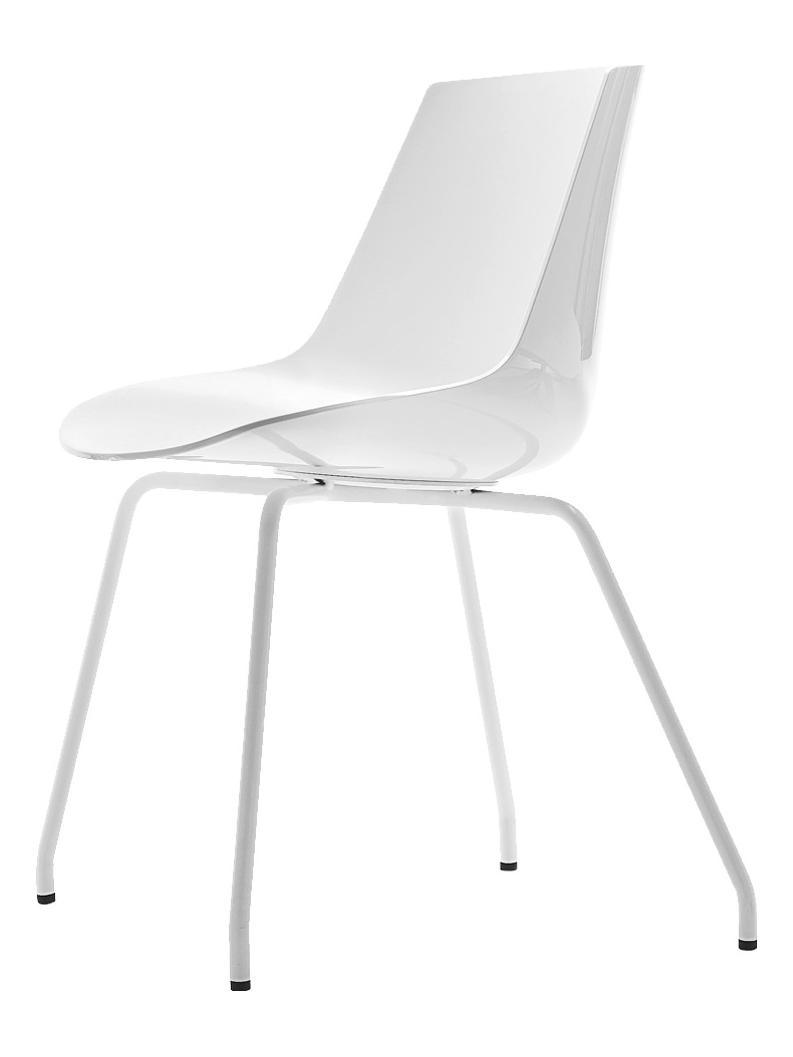Flow Slim Chair White