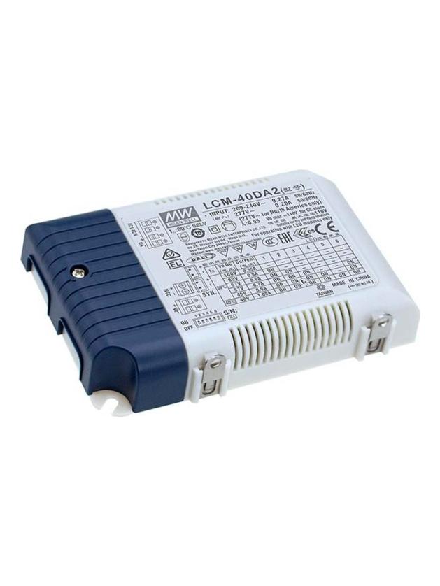 Meanwell Driver LCM-40DA2 42W 350-1050mA DALI 2 Dimmable