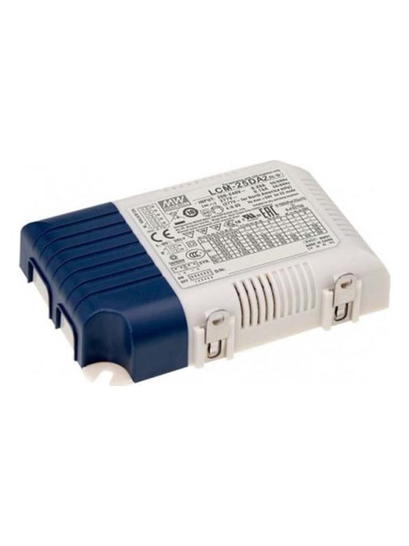 Meanwell LED Driver LCM-25DA2 25W 350-1050mA DALI 2 Dimmable