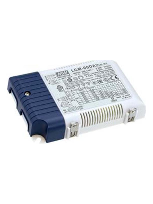 Meanwell LED Driver LCM-60DA2 60W 500-1400mA DALI 2 Dimmable
