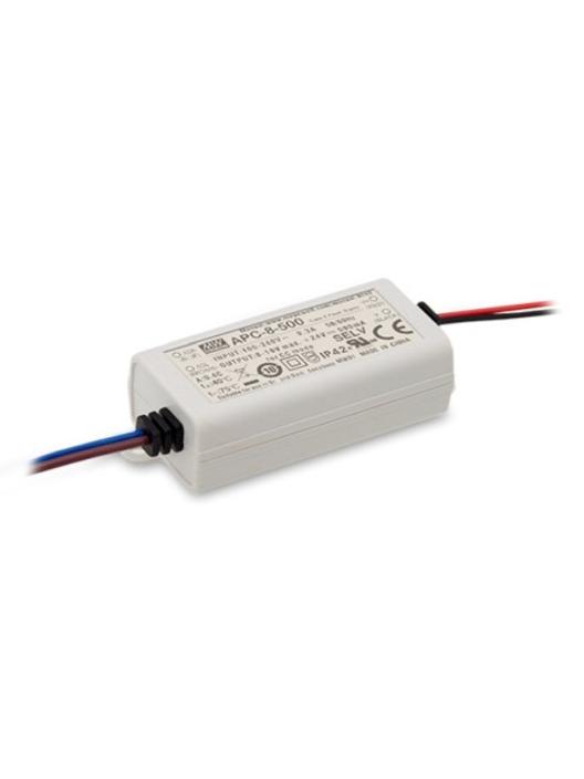 Meanwell LED Mini Power Supply 8W 500mA IP42 CC
