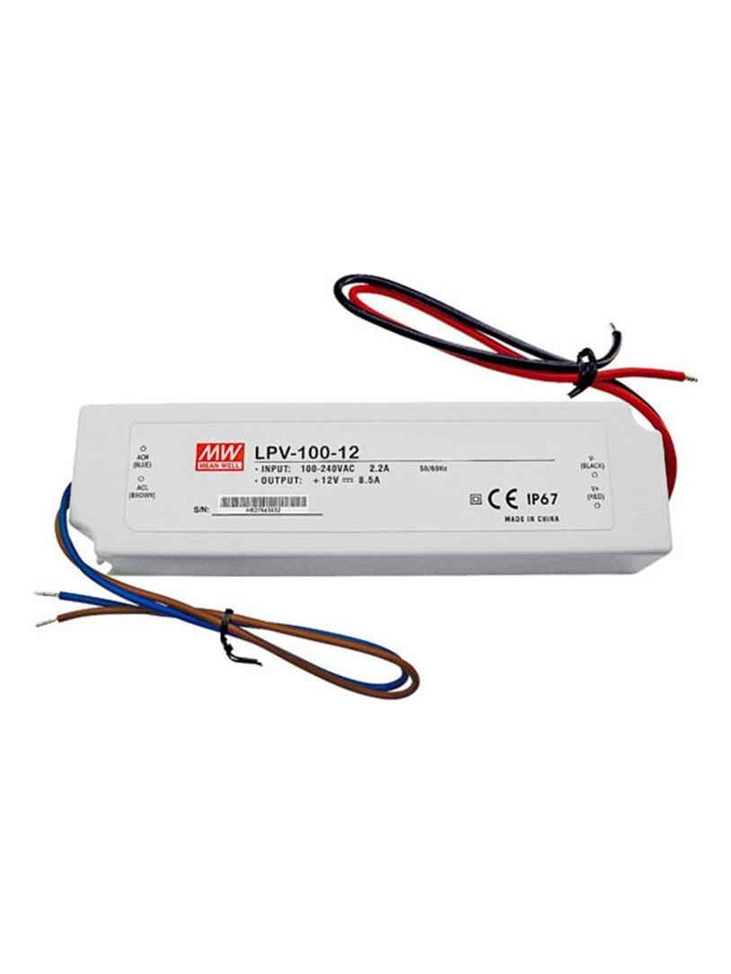 Meanwell Power Supply LPV-100-12 100W 12V 8.5A IP67 LED Constant Voltage Driver