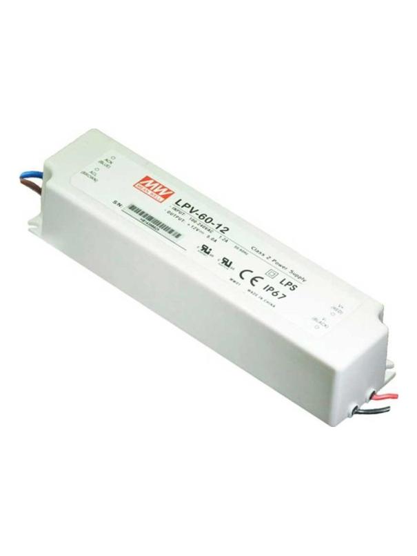 Meanwell Power Supply LPV-60-12 60W 12V 5A IP67 LED Constant Voltage Driver