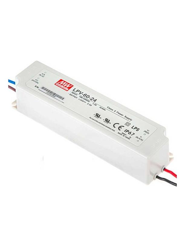 Meanwell Power Supply LPV-60-24 60W 24V 2.5A IP67 LED Constant Voltage Driver