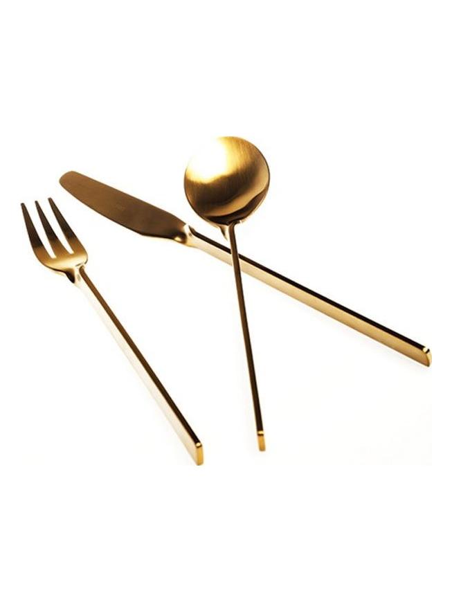 Malmö Cutlery Gold Shiny Set of 24 pcs