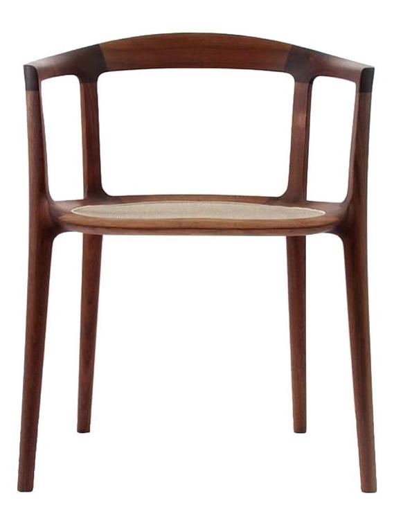 DC10 Dining Chair - Walnut Ebony/Mesh Beige