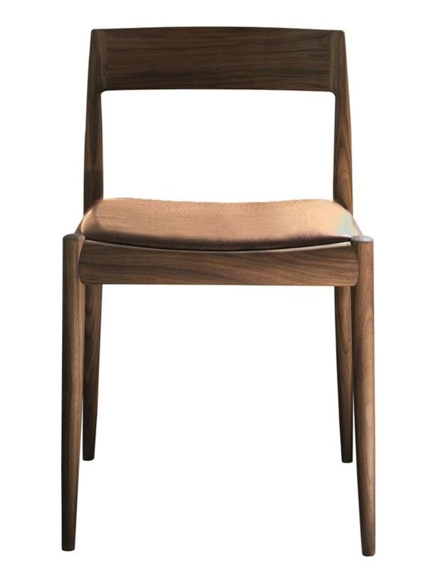 Uni Senior Chair - Walnut Ebony/ Cammello Leather