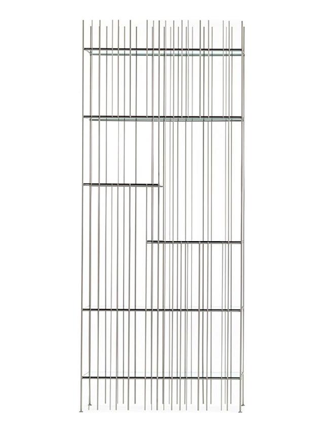 Metrica Bookcase A Titanium/Green Shelves