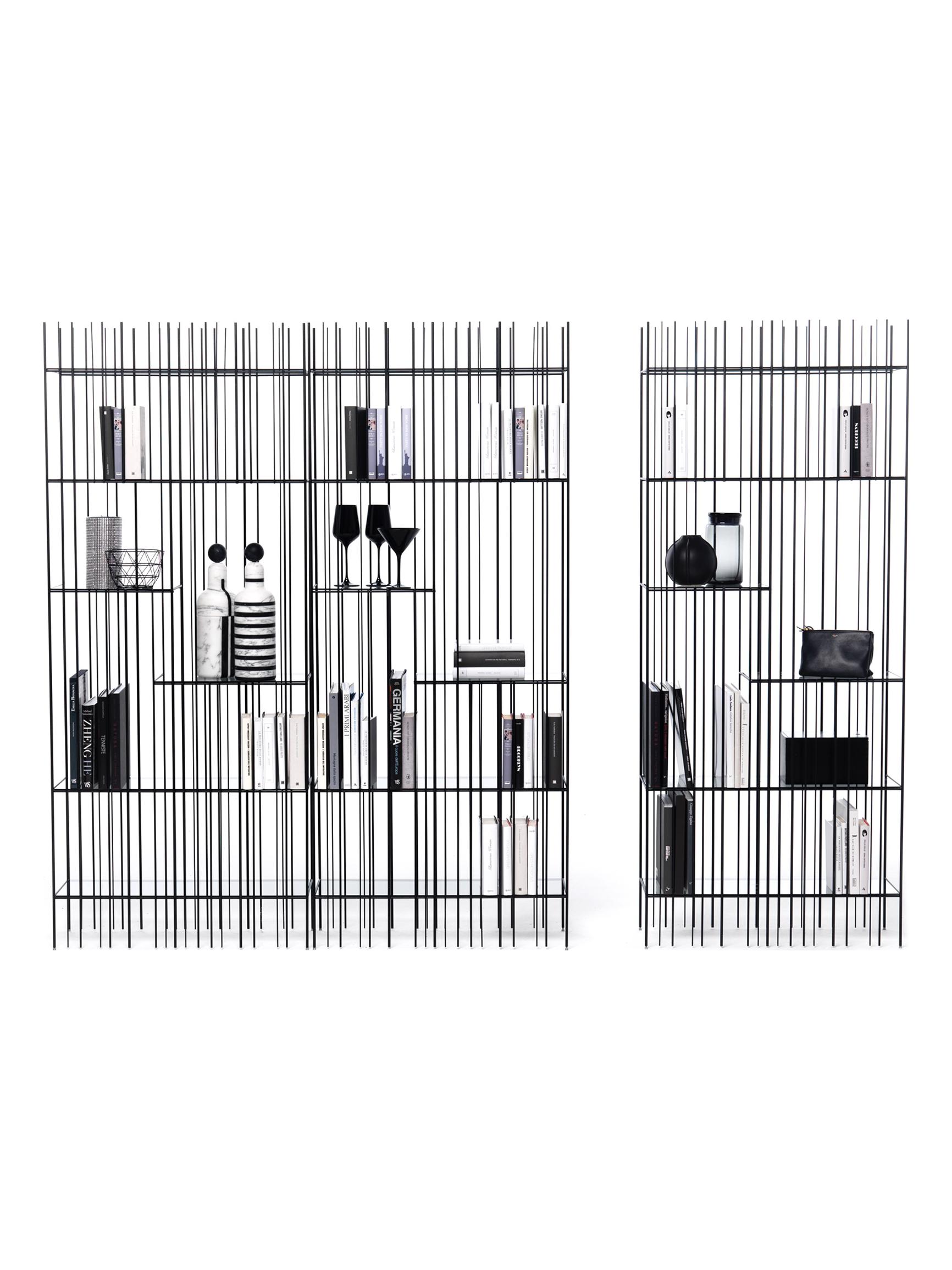 Metrica Total Black Bookcase