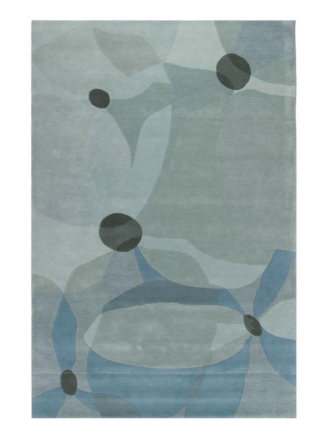 Abstract Flower Rug