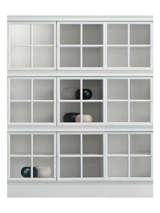 Piroscafo Bookcase - 9 doors/Chalk White