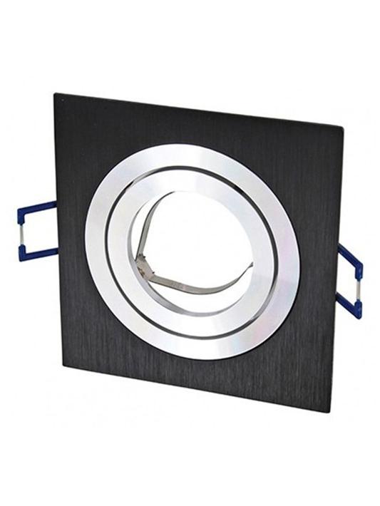 Molveno Babel Adjustable Recessed Spotlight Black MR16